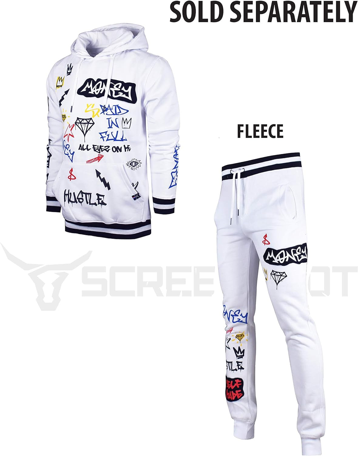 Mens Urban Premium Pullover Fleece Hoodie