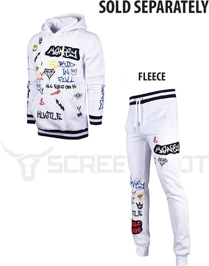 Mens Urban Premium Pullover Fleece Hoodie