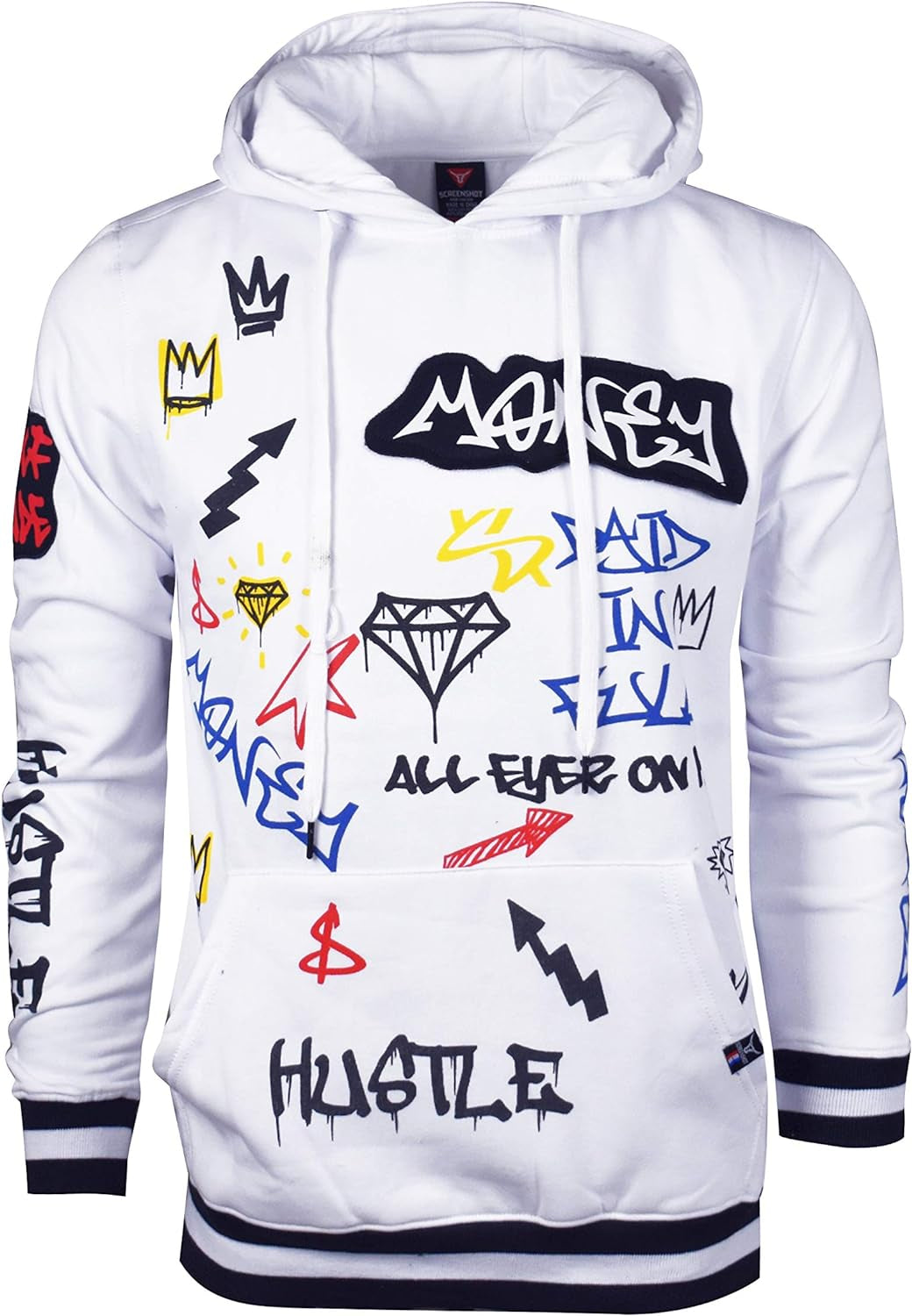 Mens Urban Premium Pullover Fleece Hoodie