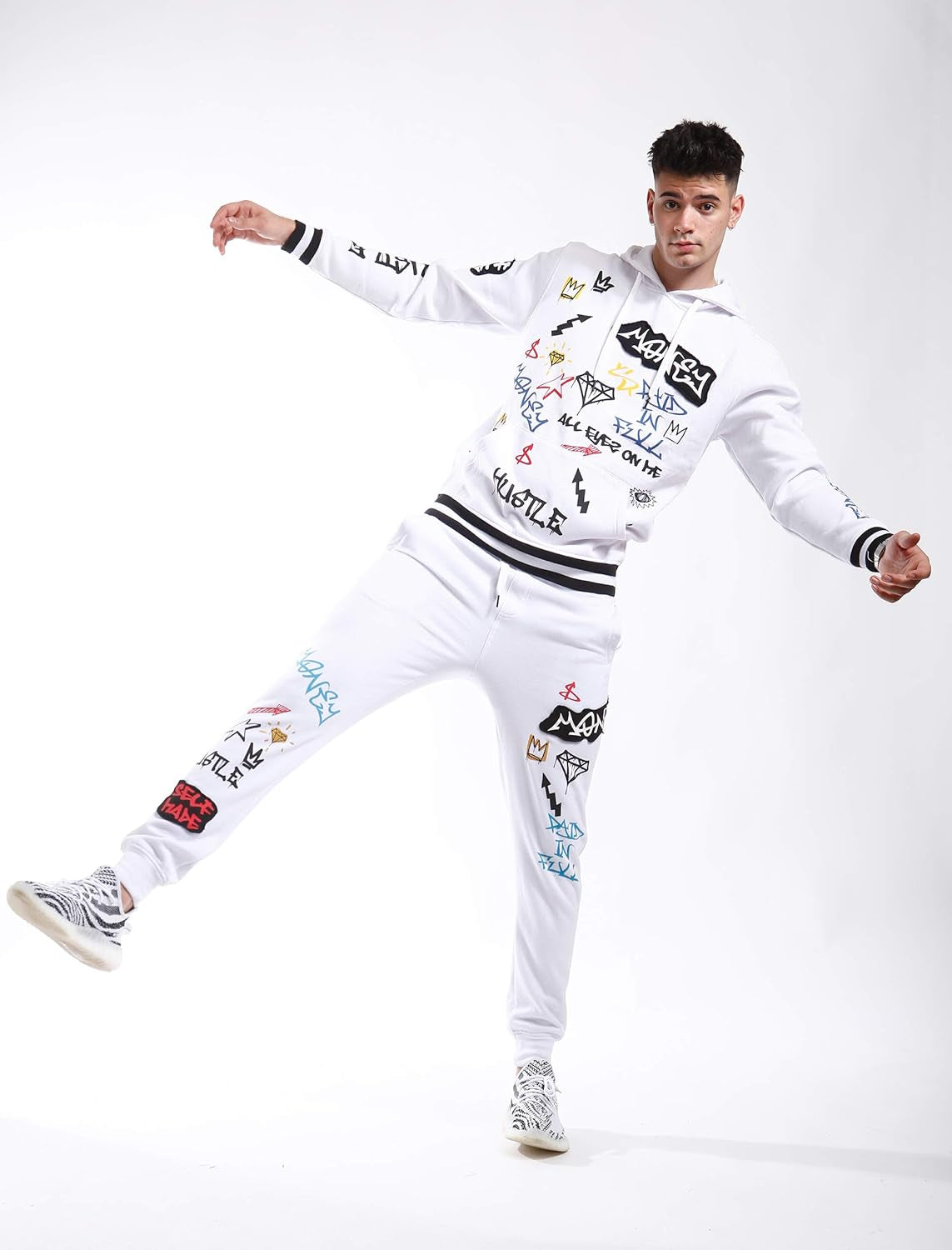 Mens Urban Premium Pullover Fleece Hoodie