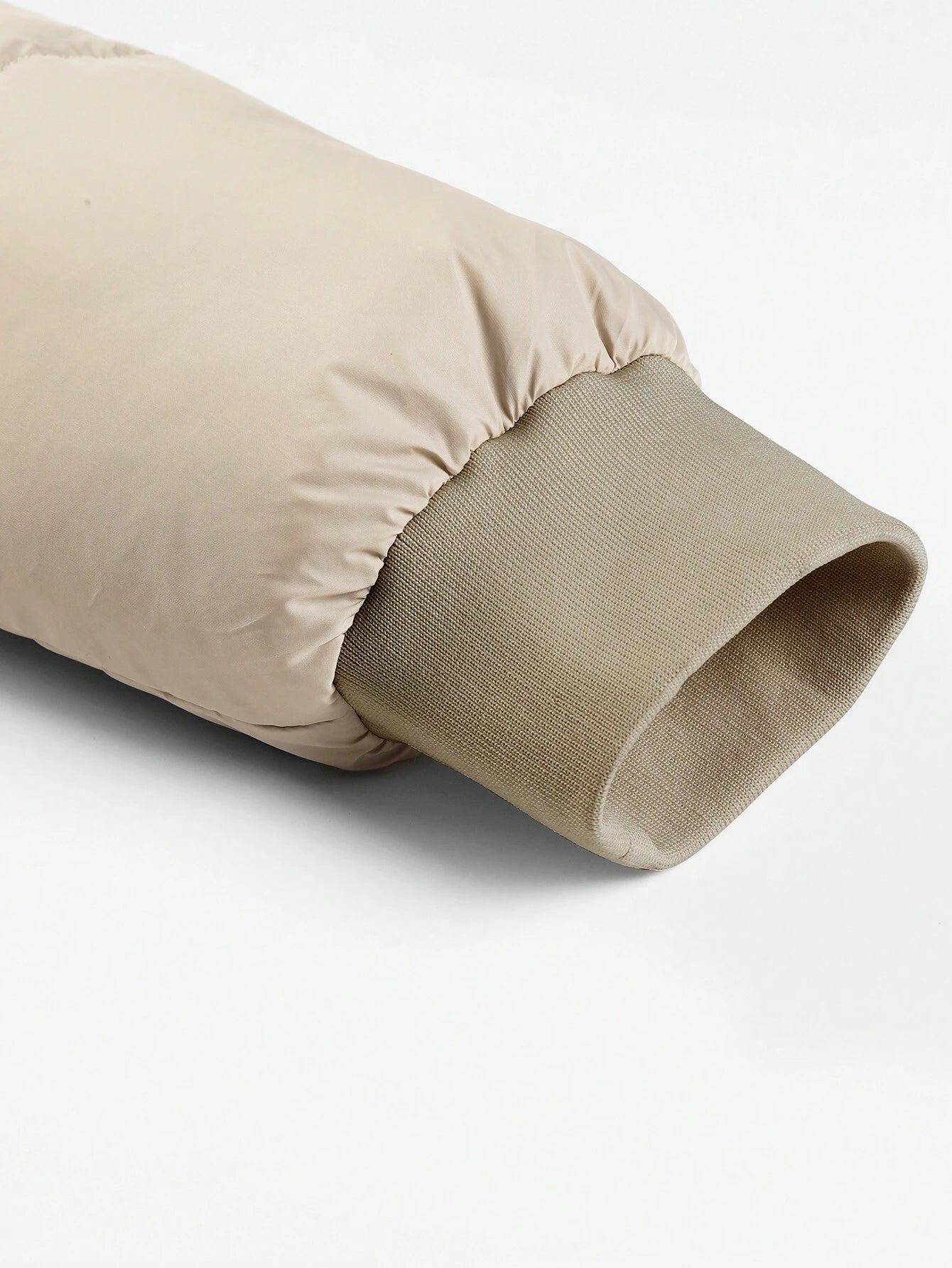 Manfinity Homme Men'S Loose Drawstring Hooded Zip-Up Padded Coat (No Sweater Included) Plain Going Out Casual Quilted Jacket