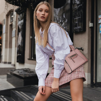 Tote Bag for Women Fashion Purses and Handbags Satchels Wallets Set 3Pcs for Work Travel